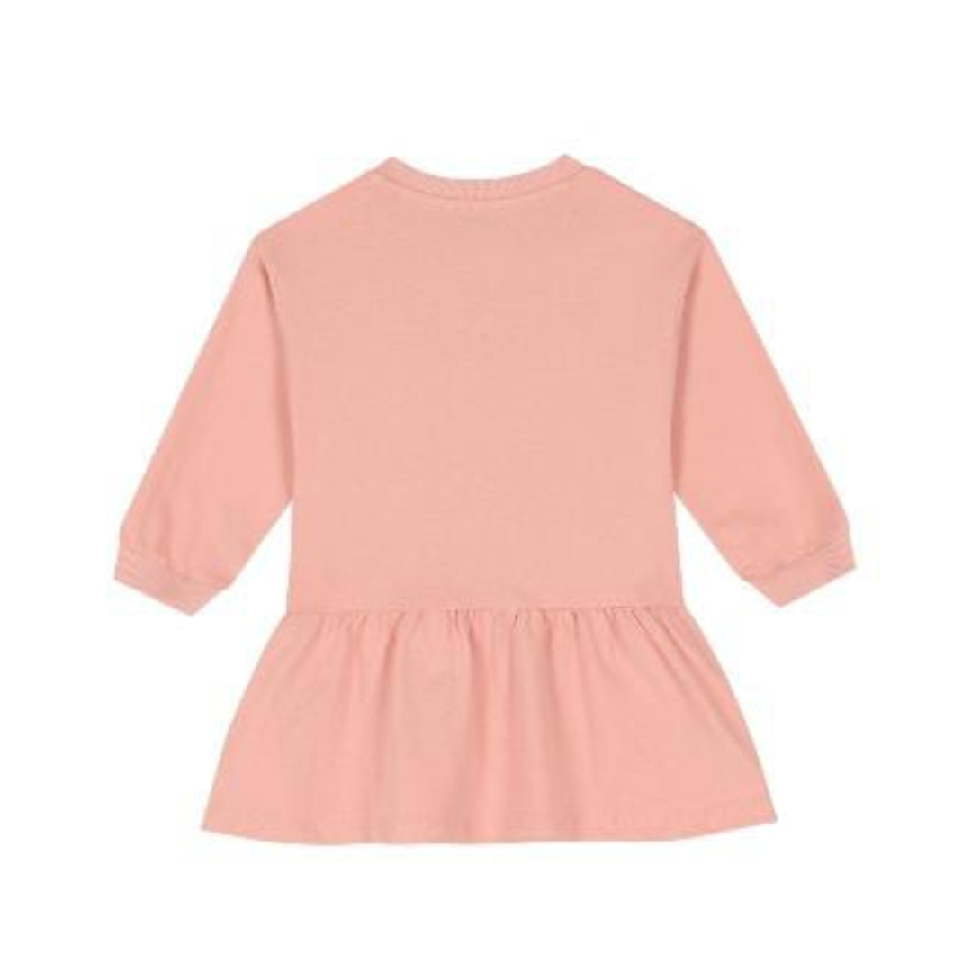 Kenzo Paris Girls Pink Logo Dress – Luxury Designer Kidswear