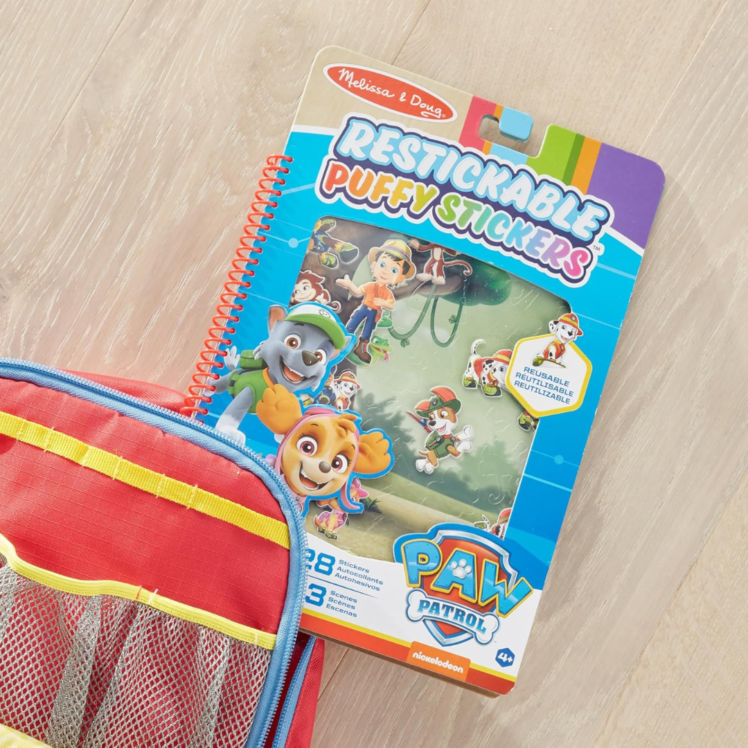 Paw The Patrol Restickable Puffy Stickers Set