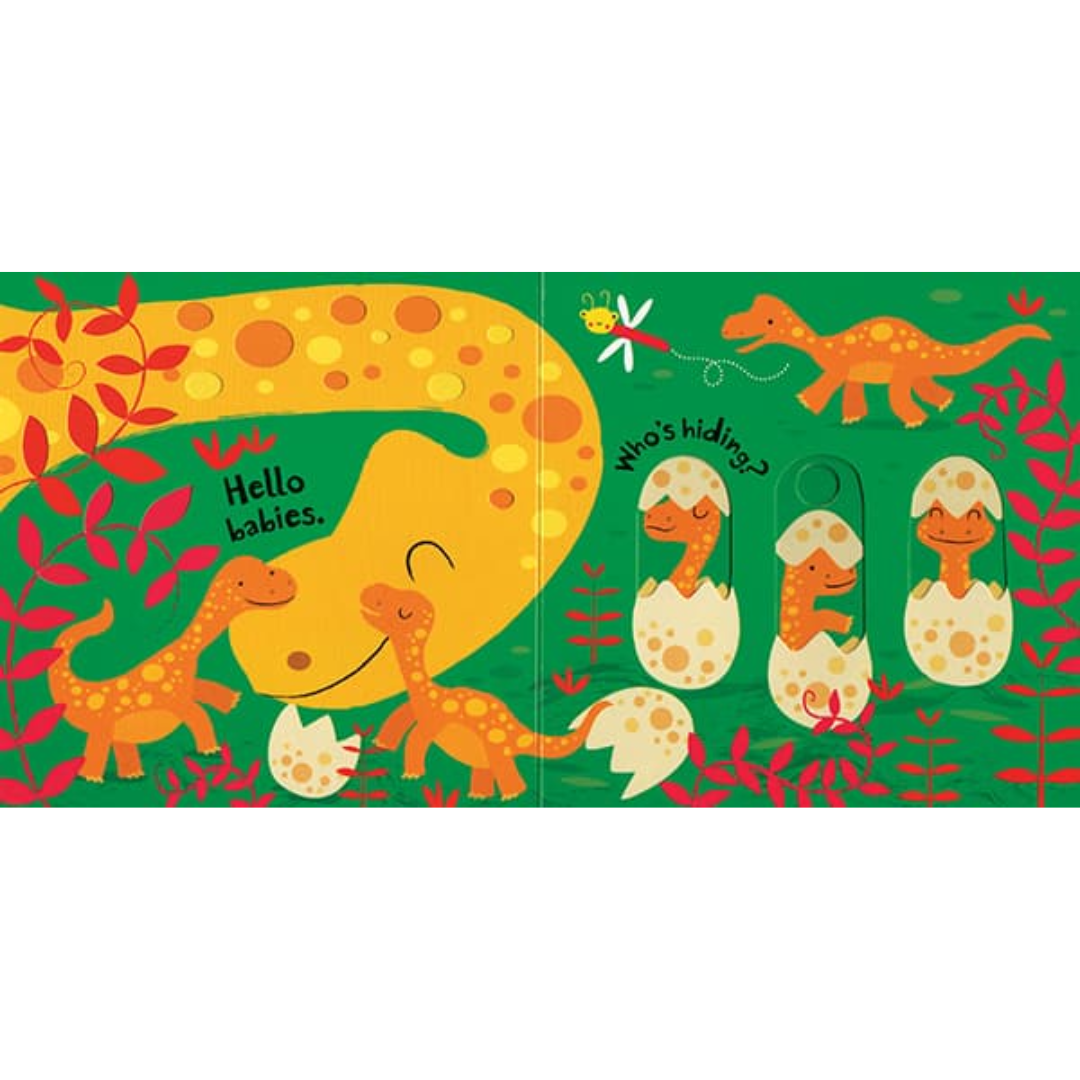 Baby's very first slide and see dinosaurs | Usborne