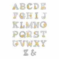 3D Wooden Letters Grey Theme