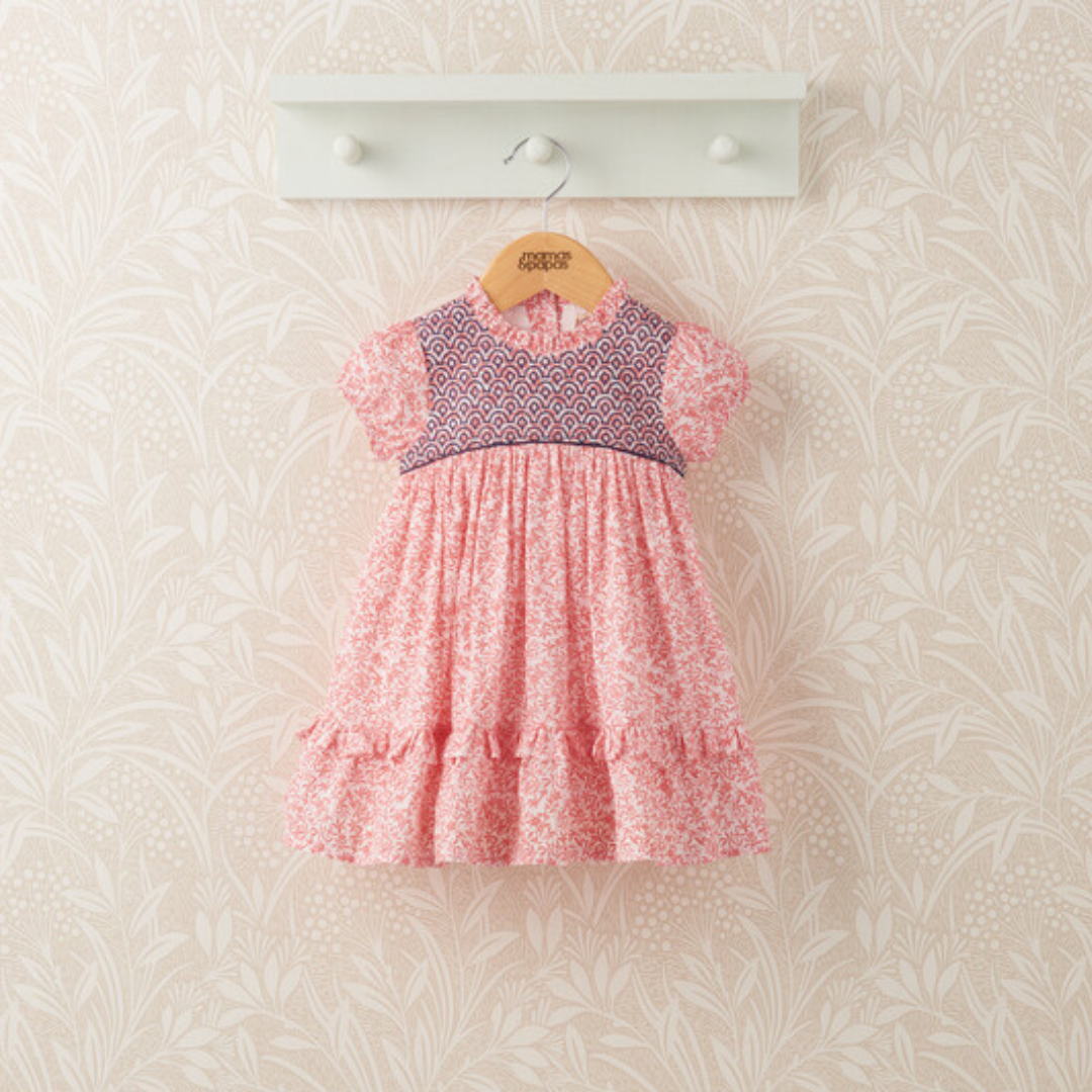Ruffle Neck Dress