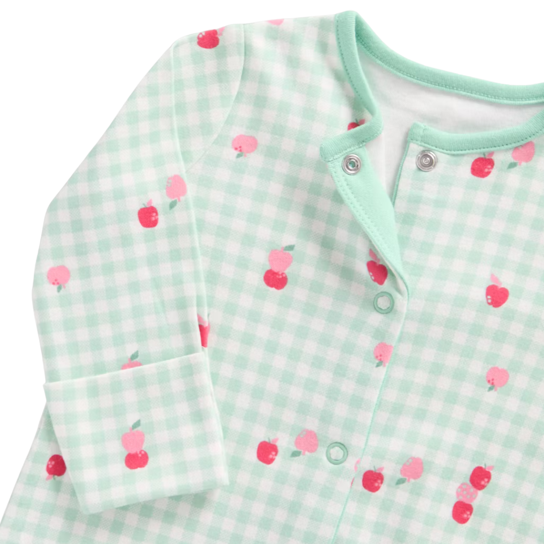 Pack of 3 Sleepsuits - Apple | Mothercare