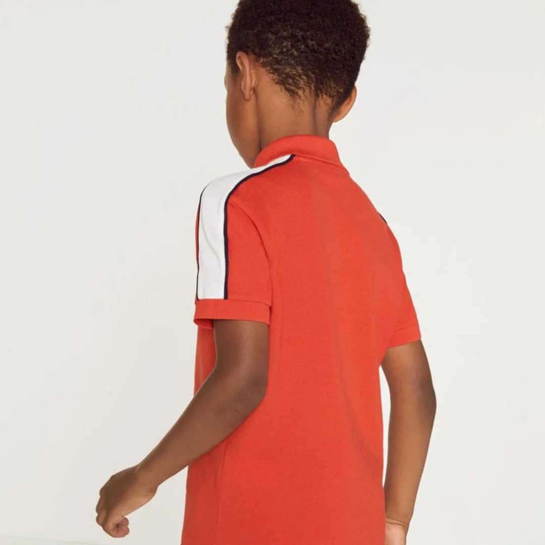 Kids Orange Polo Shirt | Lacoste