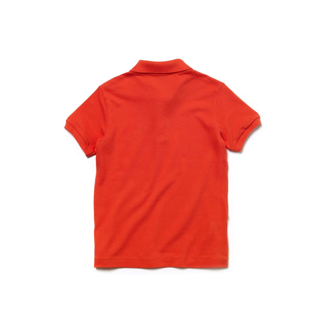 Lacoste Toddler Boy Coral Polo – Iconic Crocodile Logo
