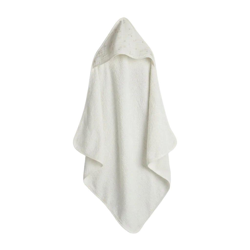 Mothercare Cuddle 'n' Dry ivory hooded baby towel – view 2