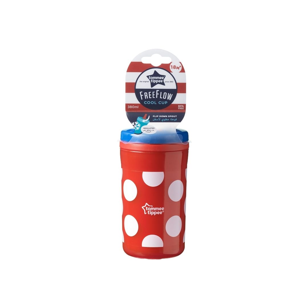 Free Flow Polka Dot Cool Cup 18M+ | Tommee Tippee