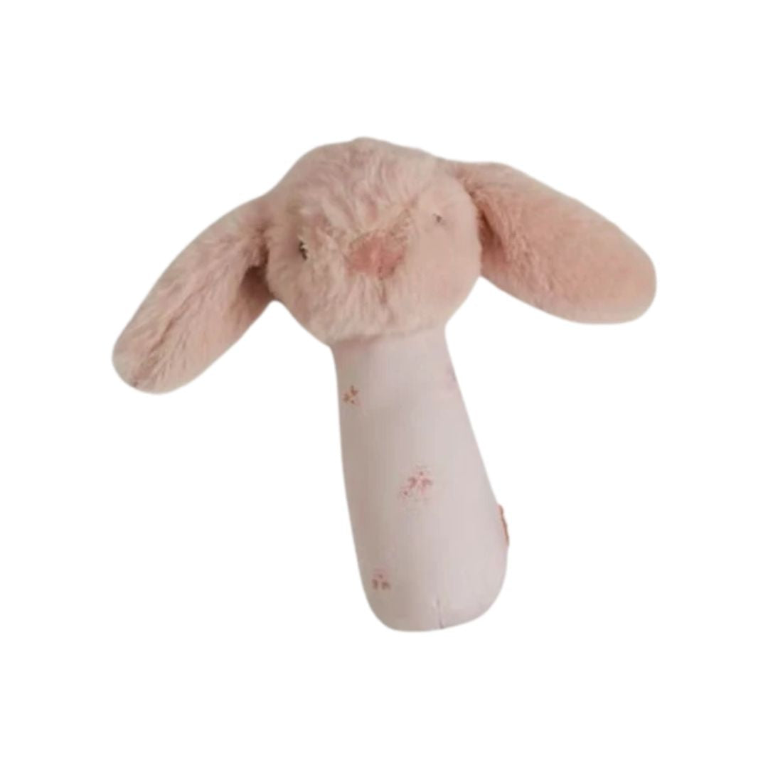 GirlsPlush Finger Rattle - Bunny | Mothercare