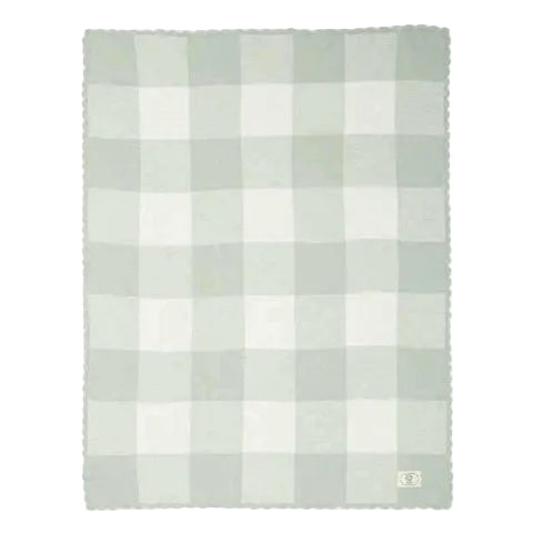 Green Gingham Ocarro Baby Blanket - Mamas & Papas x Laura Ashley
