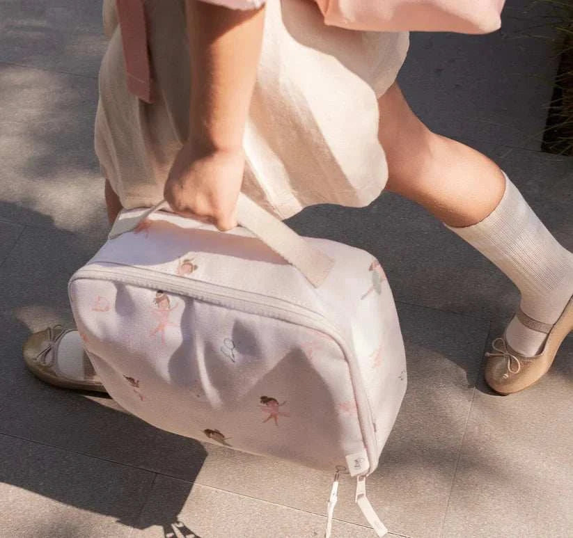 Insulated Square Lunch bag - Ballerina | Citron