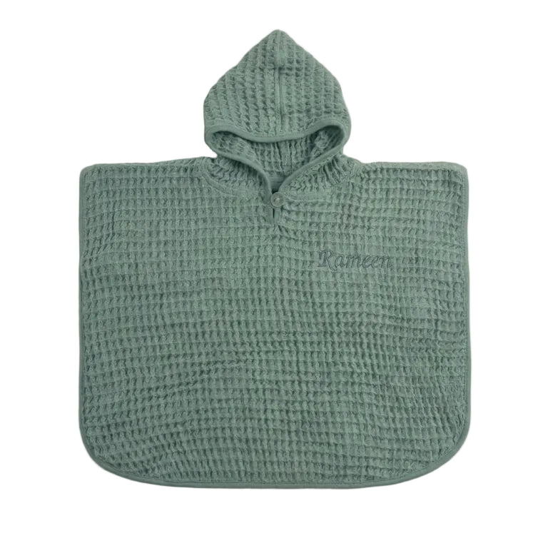 Living T Poncho Aqua