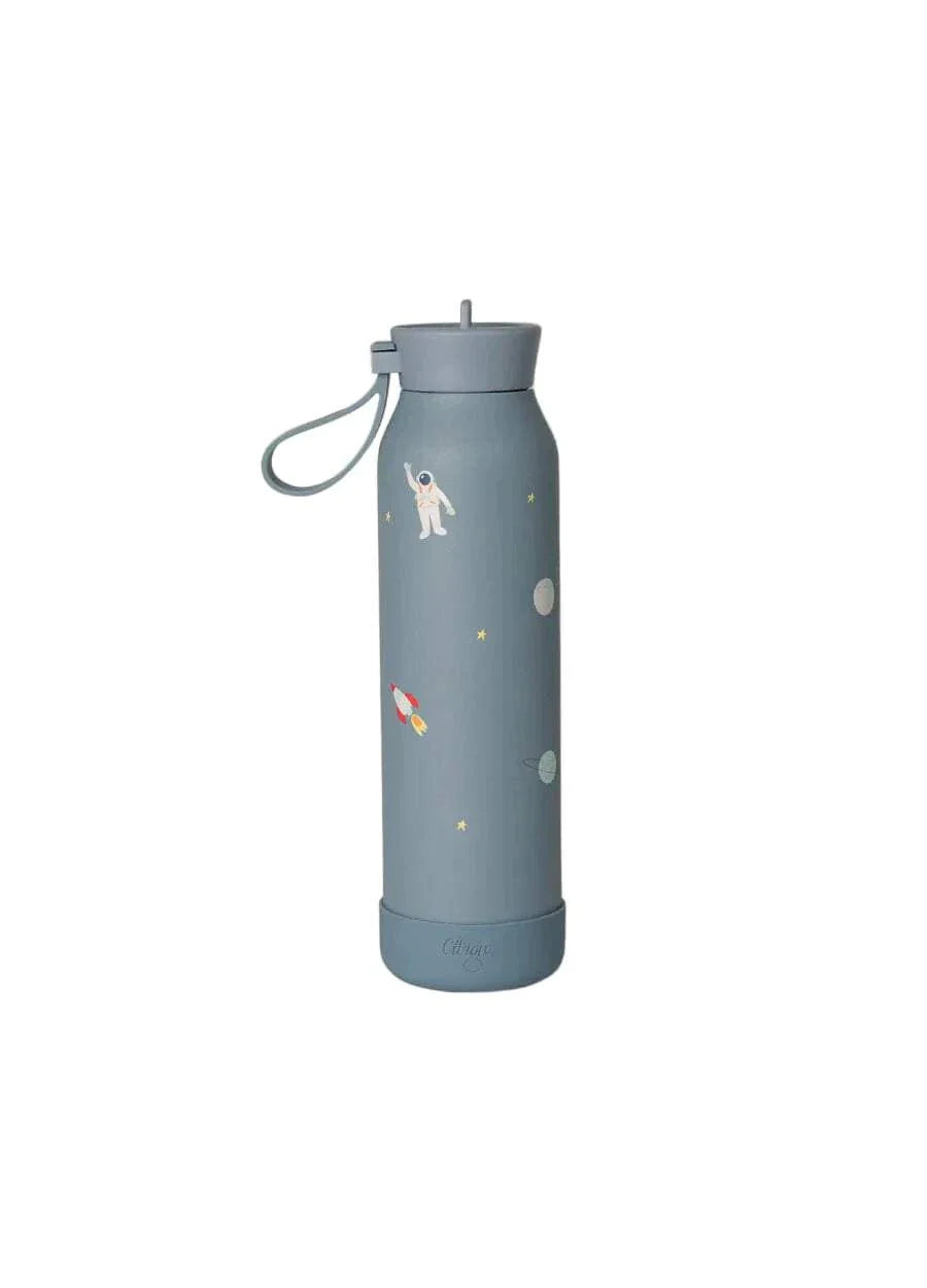 Medium water bottle - 500ml - Spaceship | Citron