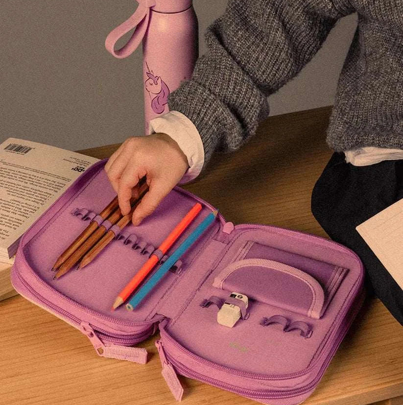 Multi-Layered Pencil Case - Stormy Unicorn | Citron