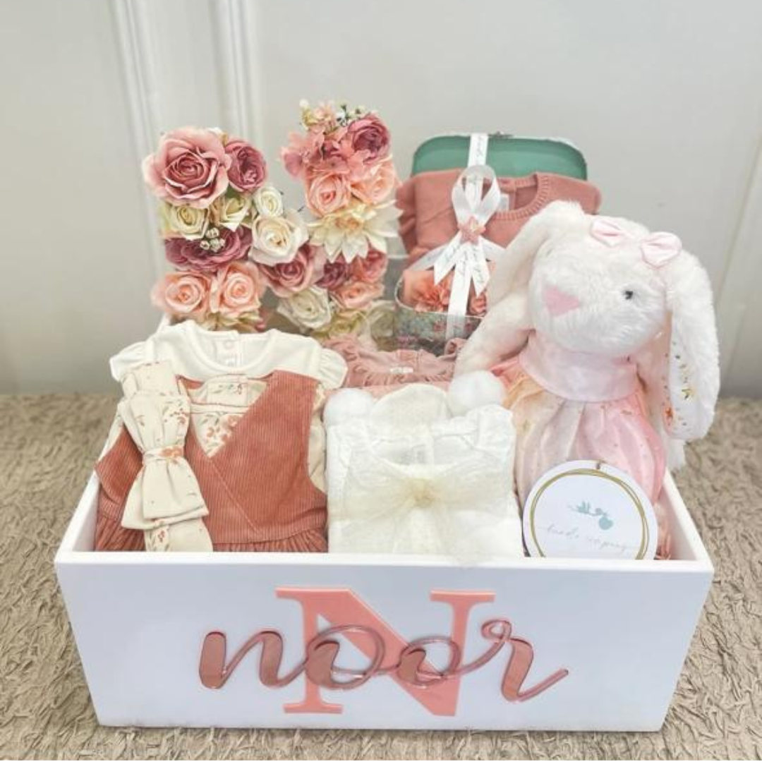 Personalised Solid Wooden Crate – Custom Gift & Storage Box