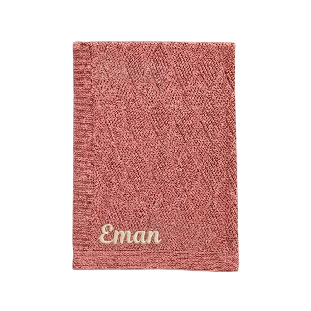 Mothercare knitted cotton baby shawl blanket – view 4
