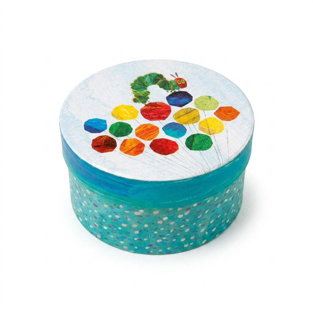 The Very Hungry Caterpillar Round Storage Box Set | 3-Piece Nesting Boxes