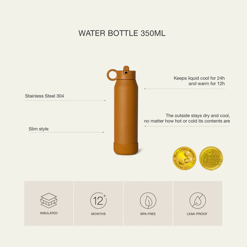 Small Water Bottle - 350ml - Ballerina | Citron