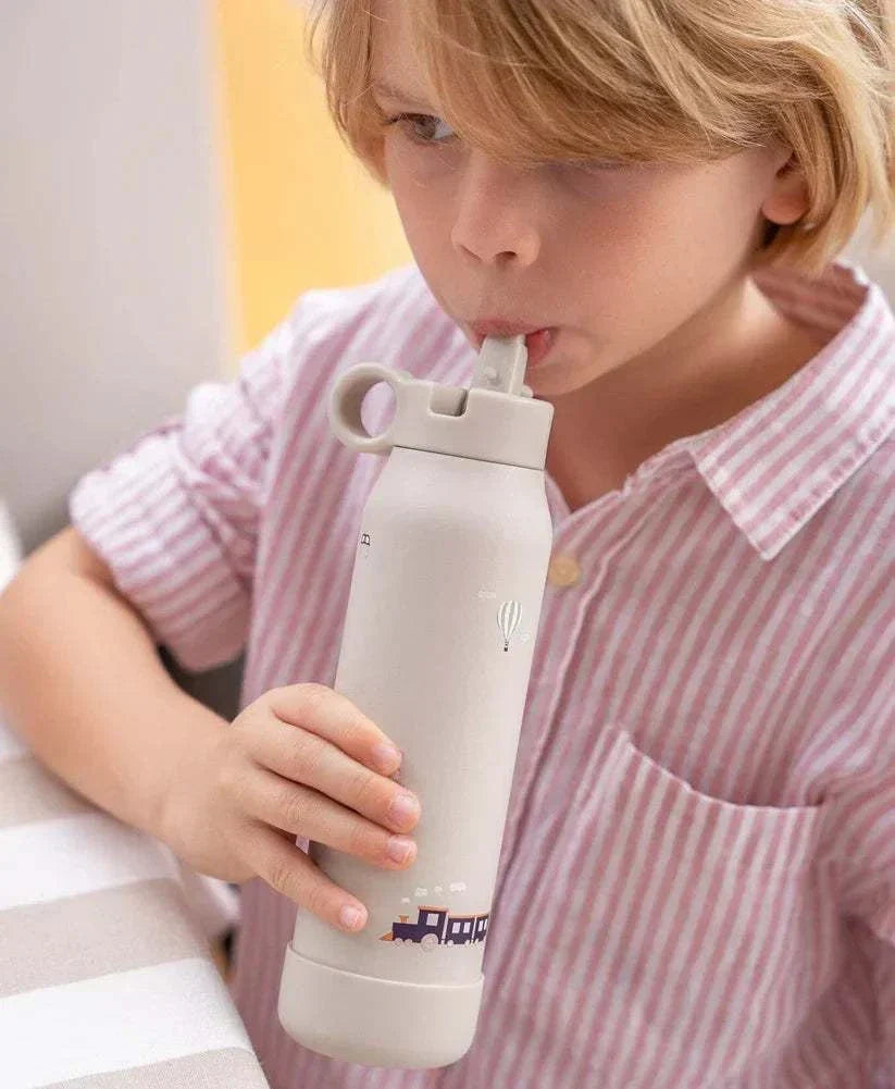 Small Water Bottle - 350ml - Vehicles |Citron