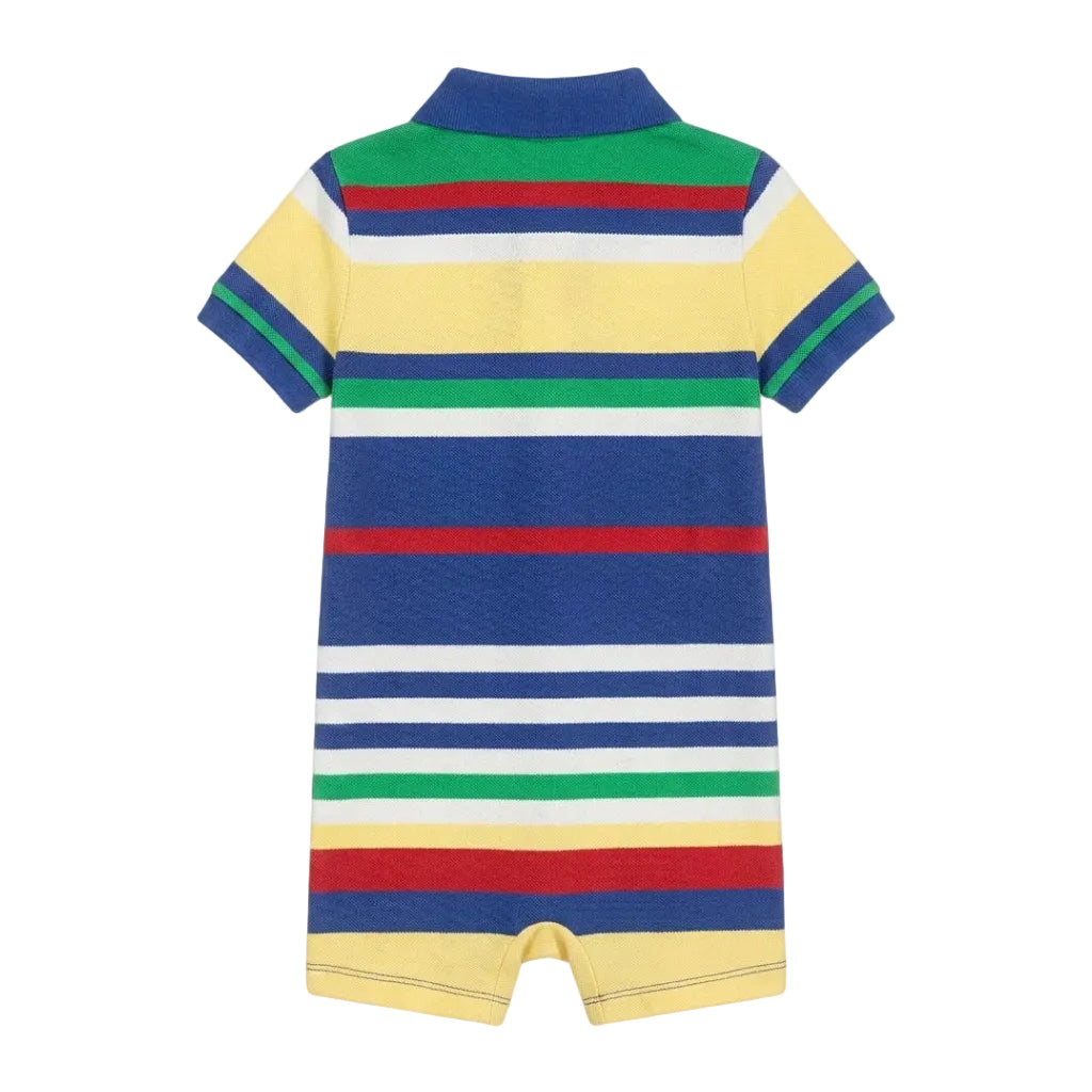 Striped Cotton Mesh Polo Shirt | Ralph Lauren