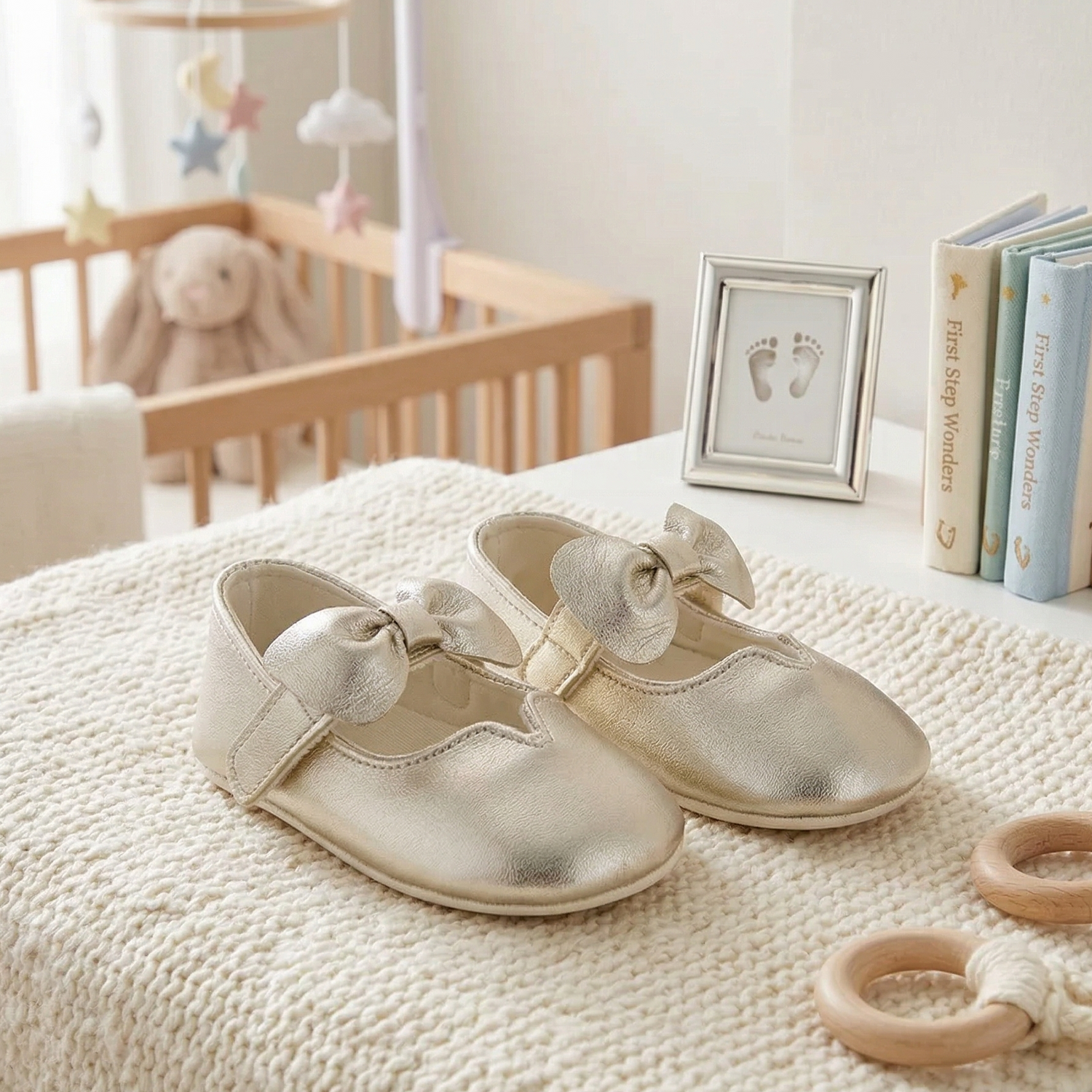 Baby booties and shoes from the Booties & Shoes Collection showcasing cozy caps and trendy footwear for infants