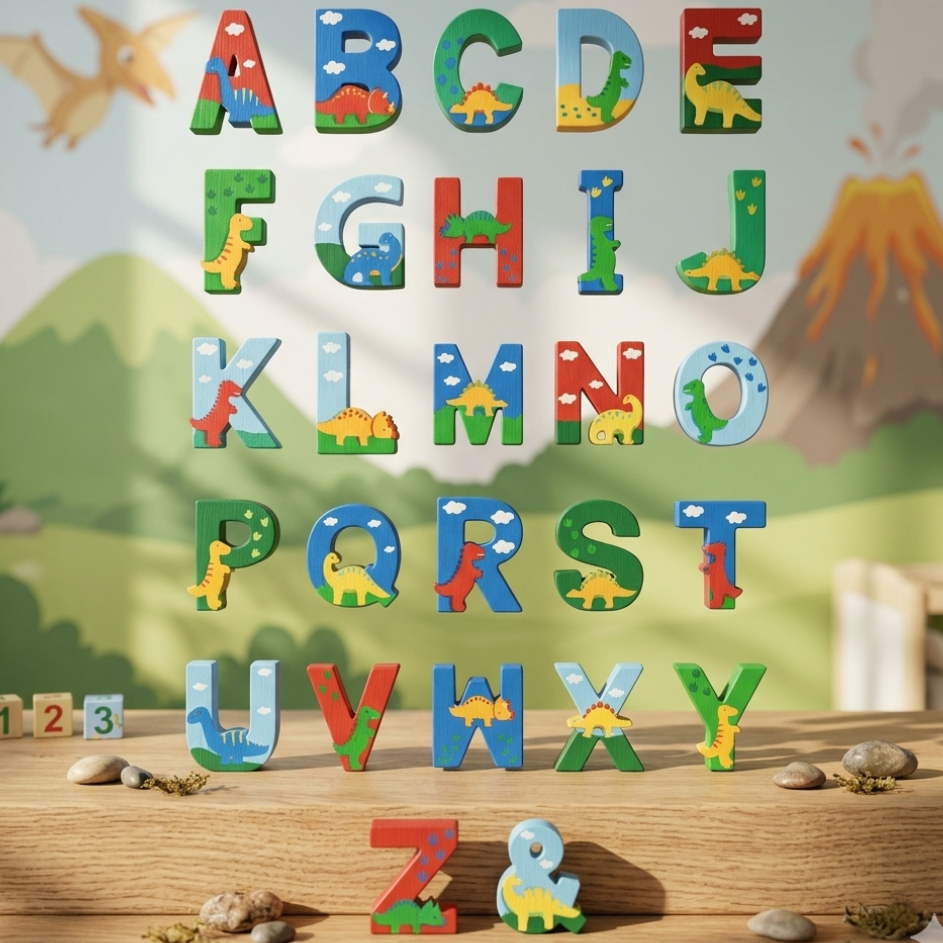 3D Wooden Letters