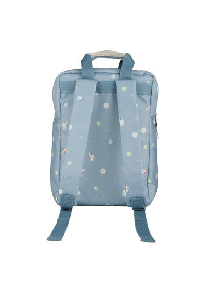 Kids Backpack - Spaceship Dusty Blue