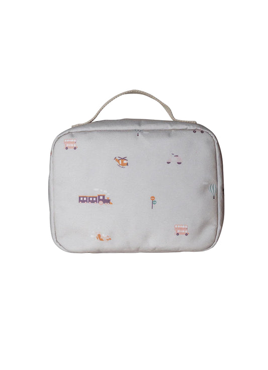 Insulated Square Lunch bag - Vehicles