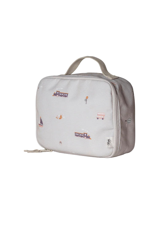 Insulated Square Lunch bag - Vehicles