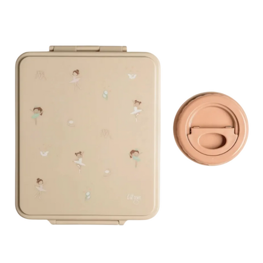 Grand Lunchbox with Food Jar - Ballerina |Citron