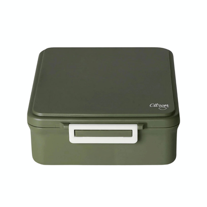 Citron Grand Lunchbox with Food Jar - Olive Green