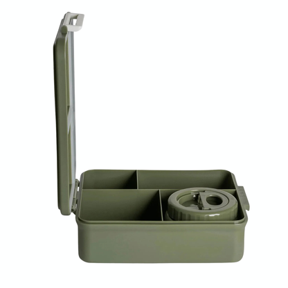 Citron Grand Lunchbox with Food Jar - Olive Green