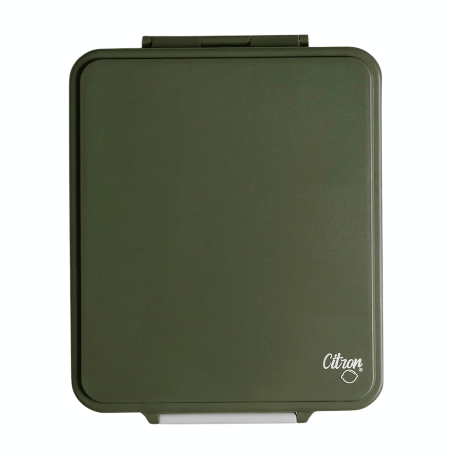 Citron Grand Lunchbox with Food Jar - Olive Green