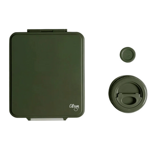 Citron Grand Lunchbox with Food Jar - Olive Green