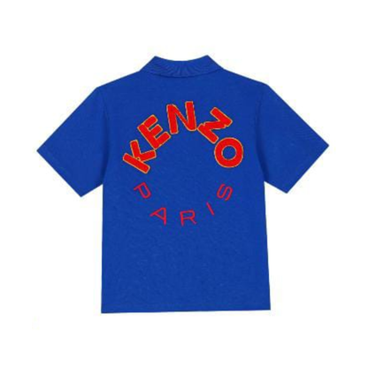 Kenzo Kids Blue Logo Polo Shirt