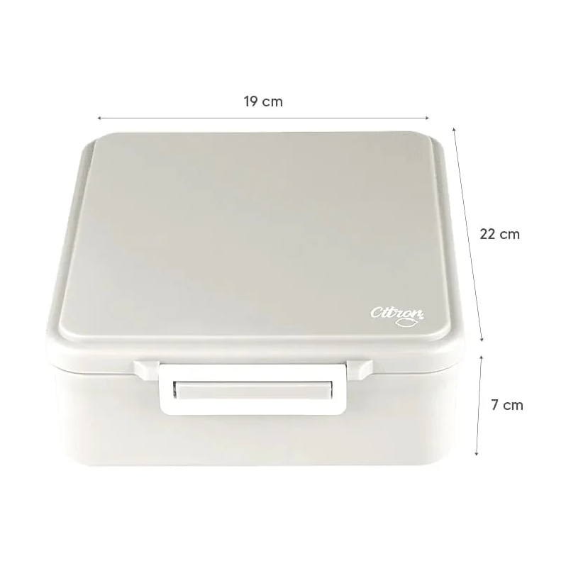 Citron Grand Lunchbox with Food Jar - Olive Green