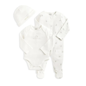 Bunny Sleepsuit, Bodysuit & Hat| Mamas & Papas