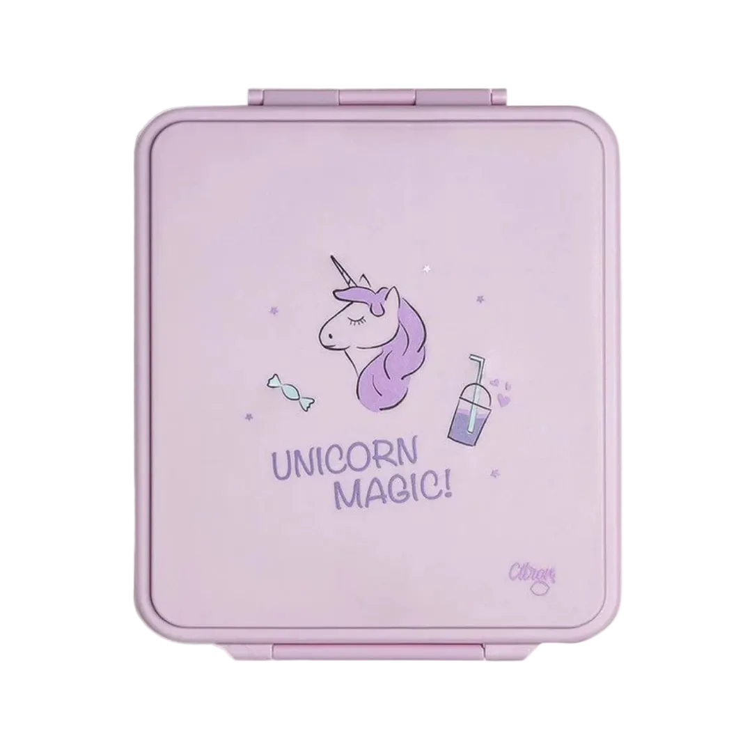 Grand Lunchbox with Food Jar - Stormy Unicorn | Citron