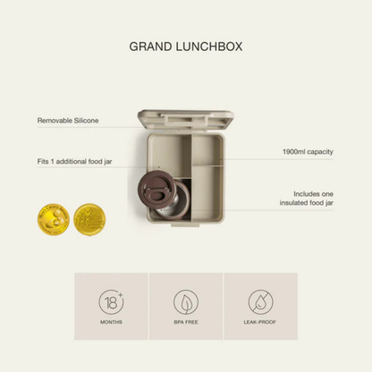 Grand Lunchbox with Food Jar - Stormy Unicorn | Citron