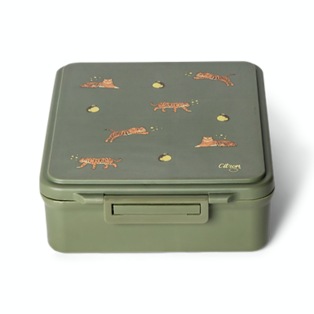 Grand Lunchbox with Food Jar - Tiger | Citron
