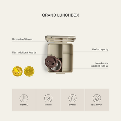 Grand Lunchbox with Food Jar - Tiger | Citron
