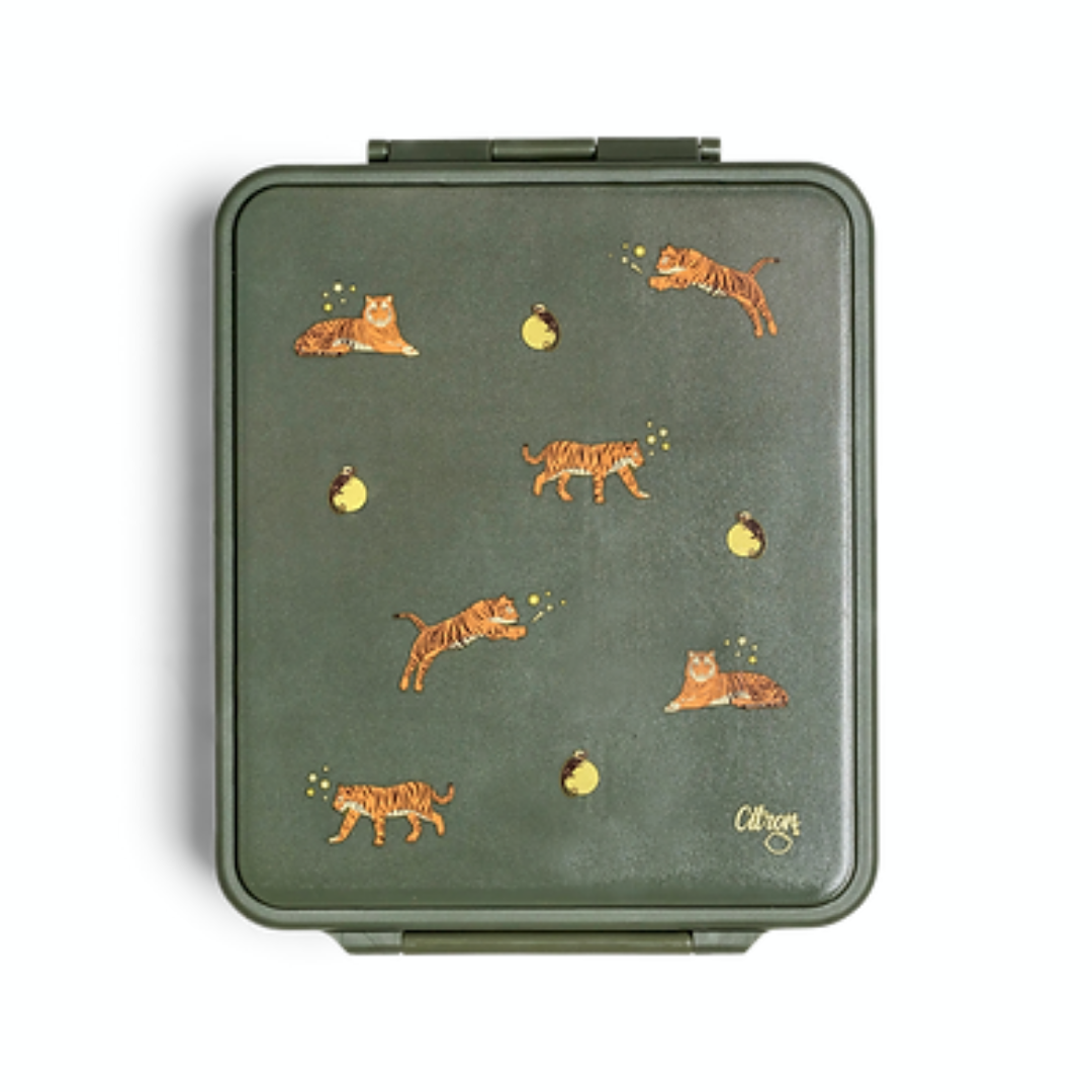 Grand Lunchbox with Food Jar - Tiger | Citron