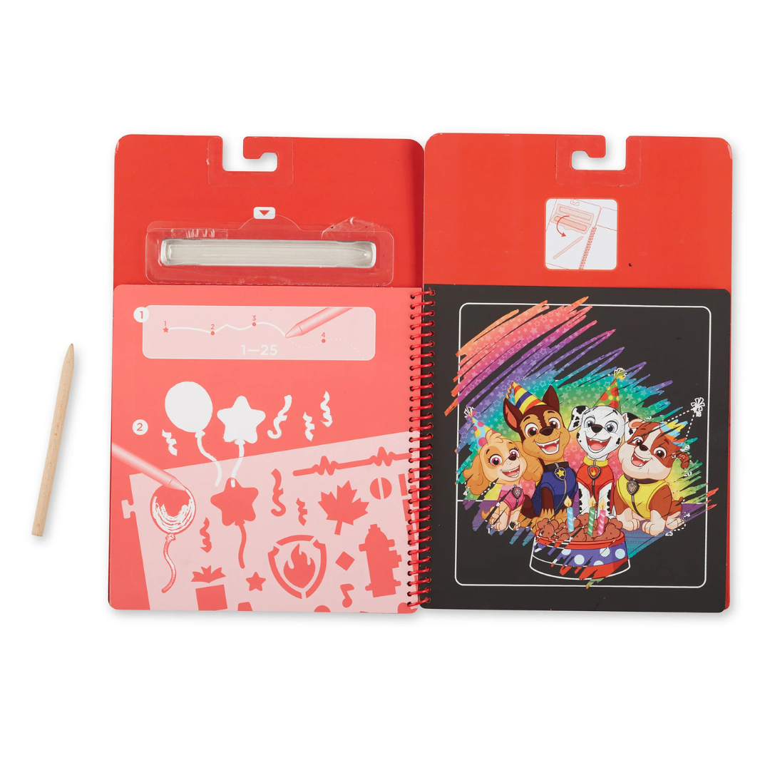 Paw The Patrol Scratch Art Set