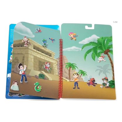 Paw The Patrol Restickable Puffy Stickers Set