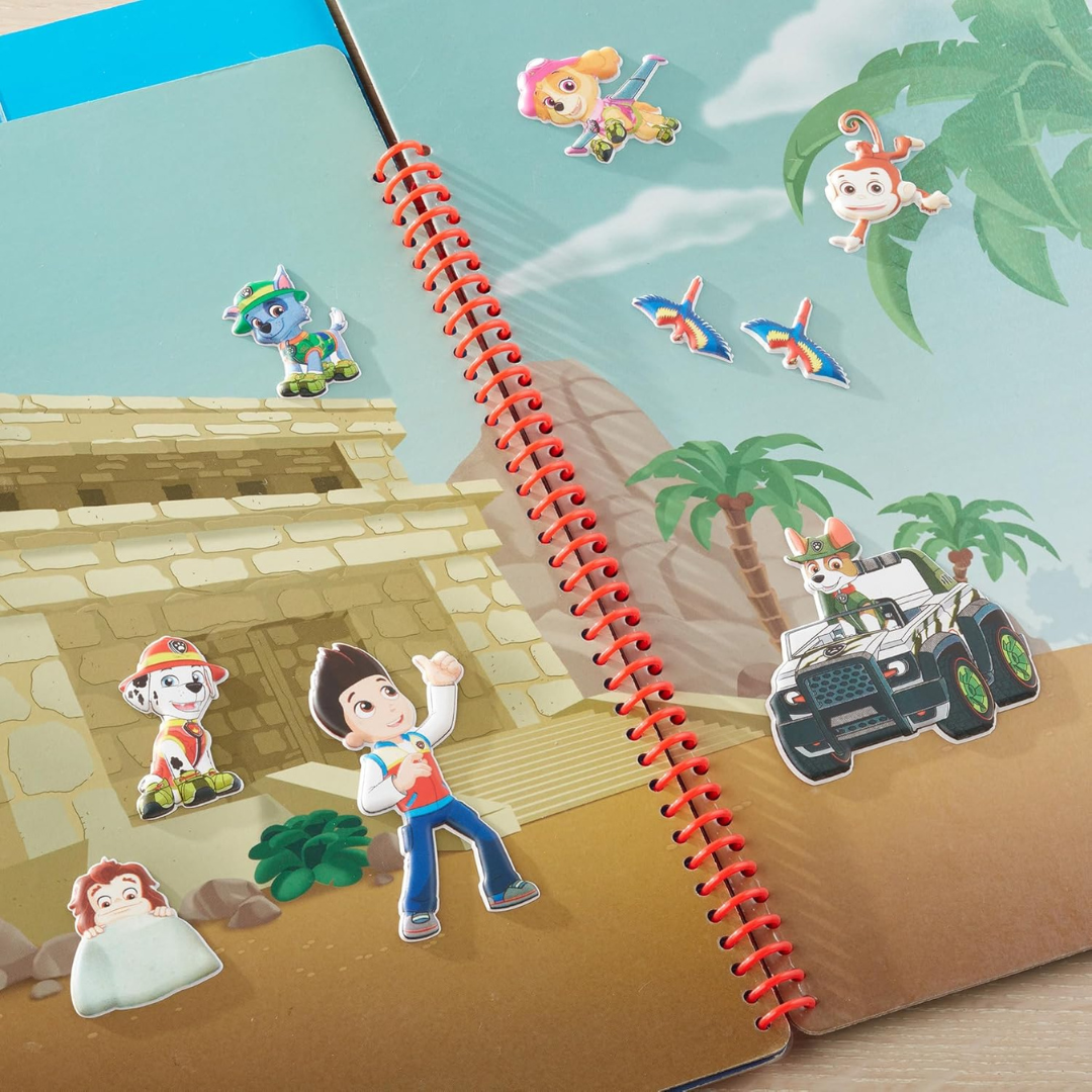 Paw The Patrol Restickable Puffy Stickers Set