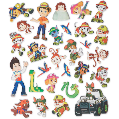Paw The Patrol Restickable Puffy Stickers Set