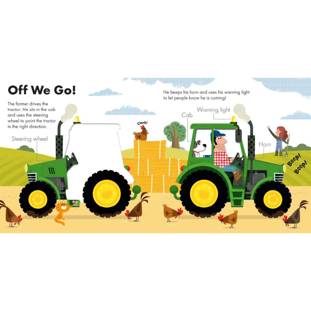 First Tractor Introduction for Toddlers | Beep Beep Farm Fun