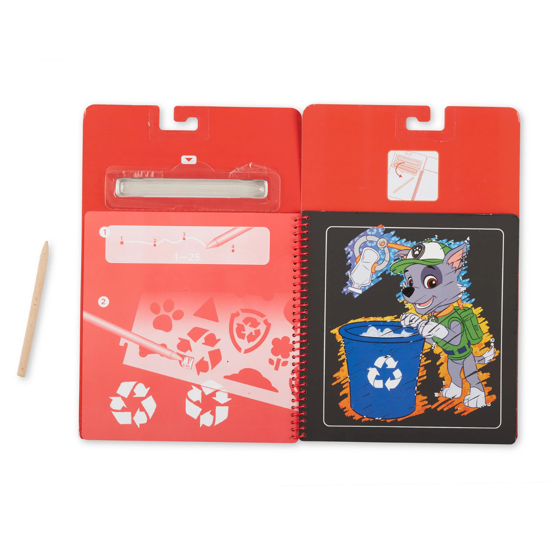 Paw The Patrol Scratch Art Set