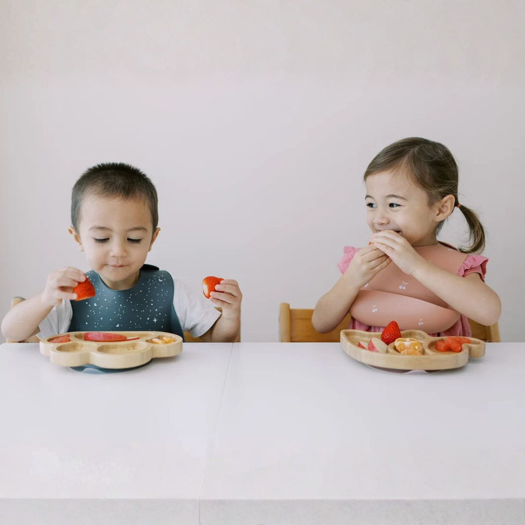 Bamboo Elephant Set Berry Blue 