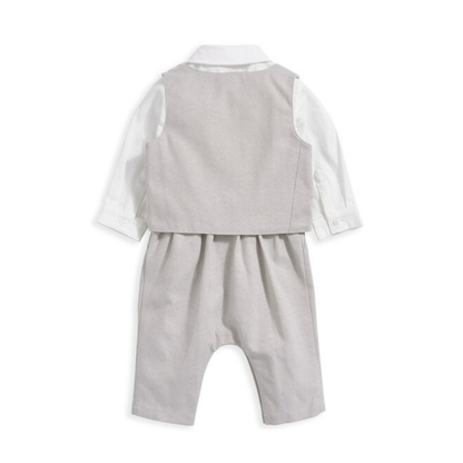 4 Piece Set White & Beige | Mamas & Papas