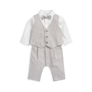 4 Piece Set White & Beige | Mamas & Papas