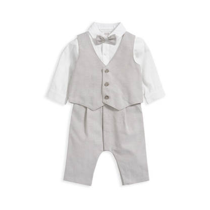 4 Piece Set White & Beige | Mamas & Papas